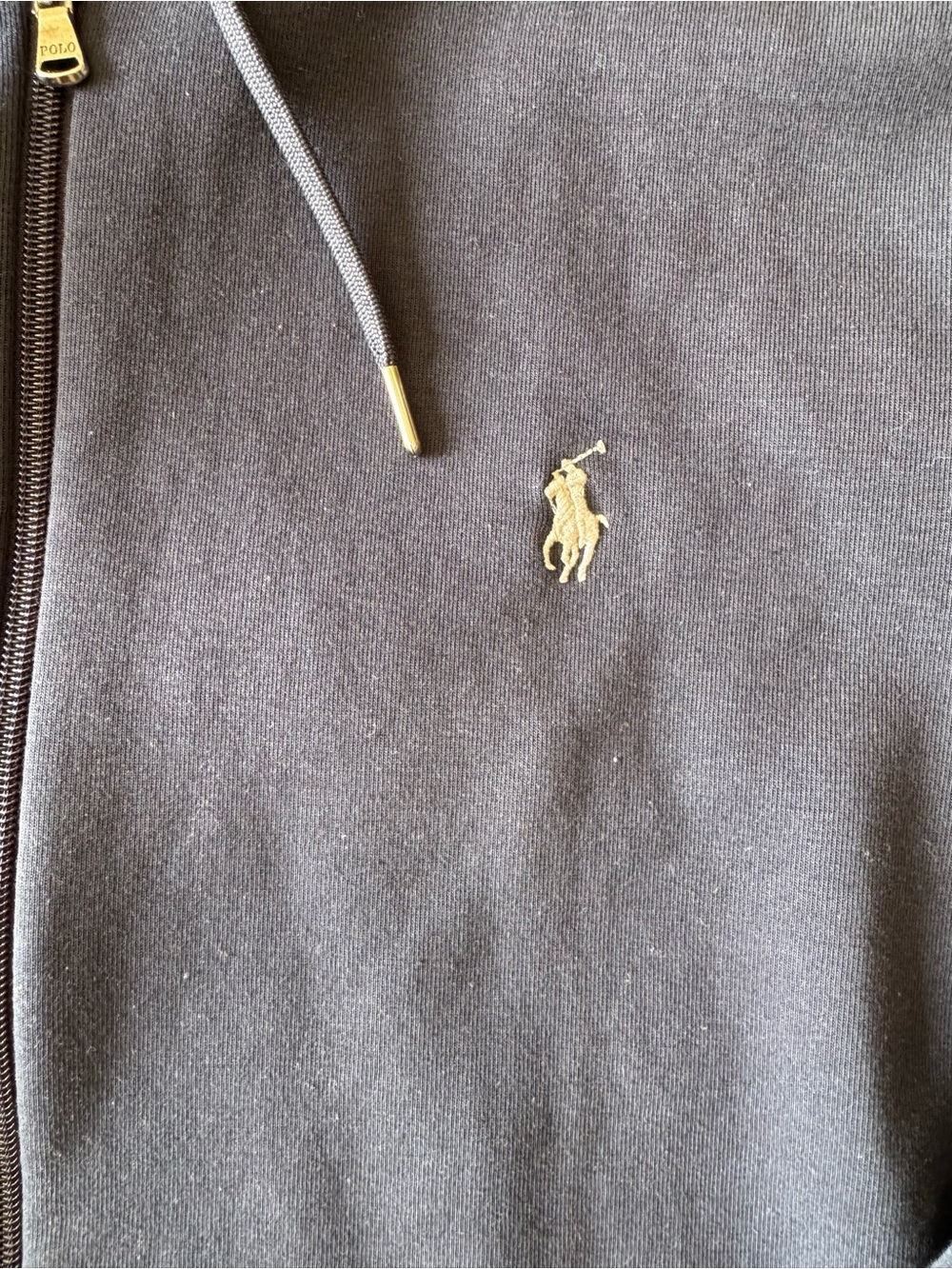 Polo by Ralph Lauren Navy Zip Hoodie & Jogger Set - Embroidered Pony - Picture 3 of 9